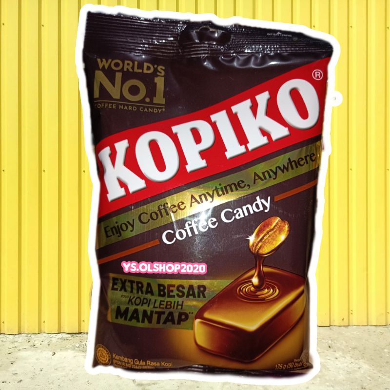 KOPIKO Permen Coffee Candy No. 1 Berat 175 Gram x 50 Pcs