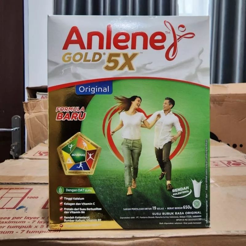 Anlene Gold 5x Original 650gr ,susu anlene gold 650gr murah