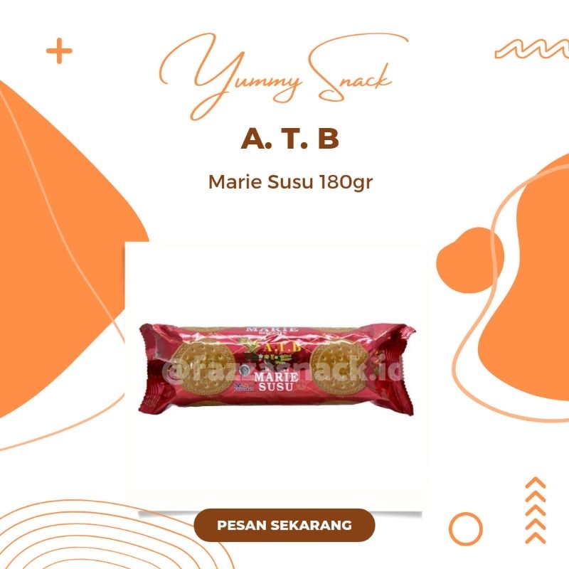 

A.T.B Biskuit Marie Susu 180gr