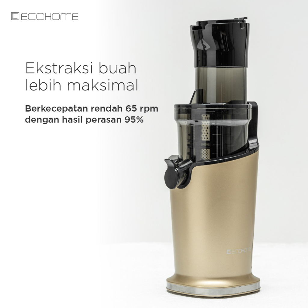 Ecohome Slow Juicer ESJ - 999 dan ESJ-999 BM - Garansi Resmi