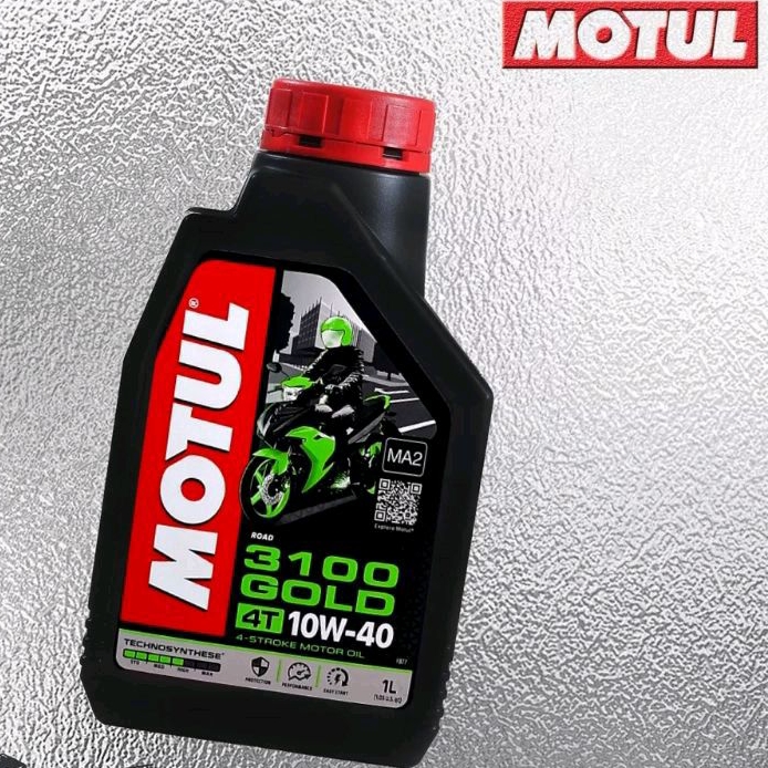 MOTUL 3100 GOLD TECHNOSYNTHESE 10W40 800ML &amp; 1L ORIGINAL 100% Free Gantungan Kunci Resmi Motul