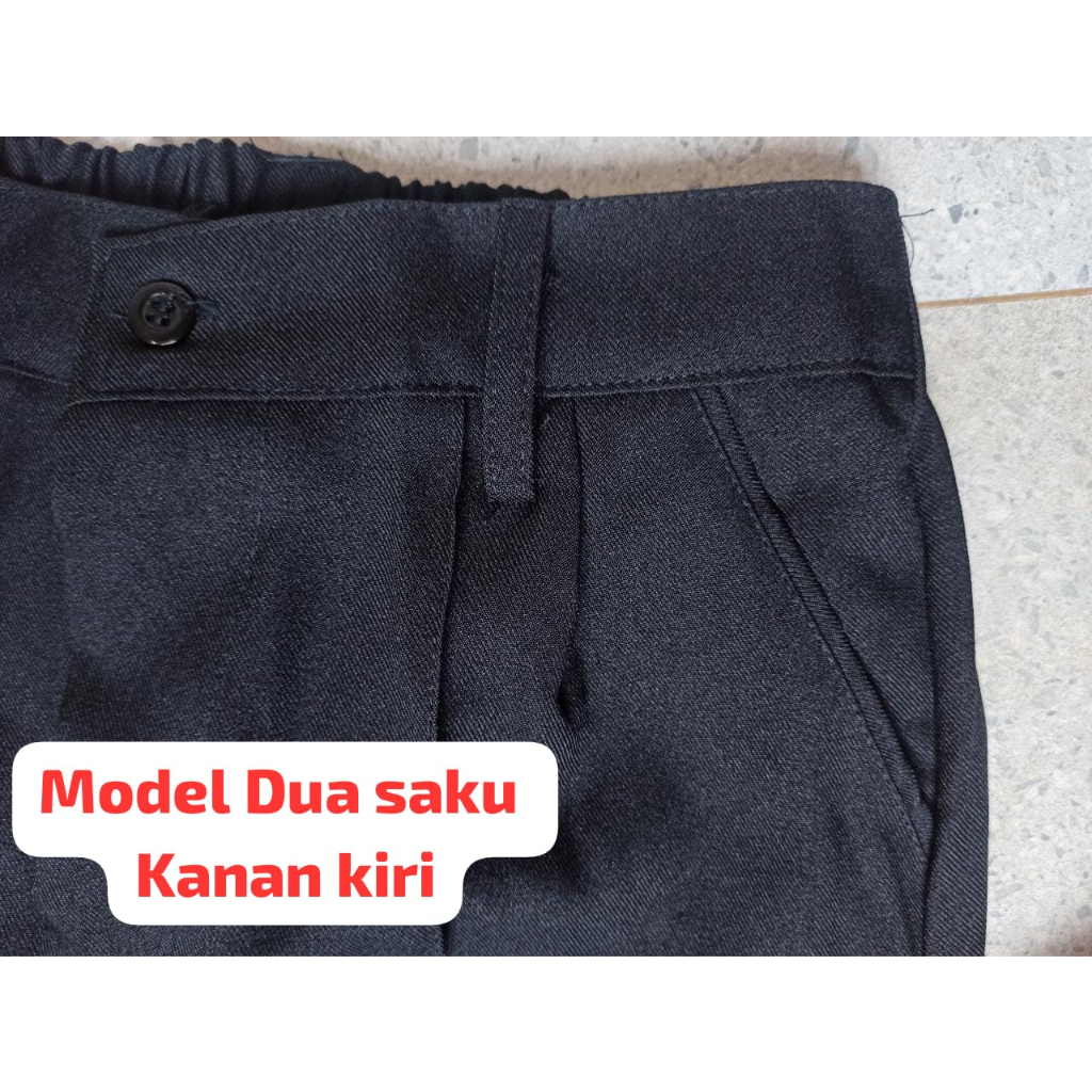 Celana kerja Highwaist resleting PROMO CUCI GUDANG - Warna RANDOM