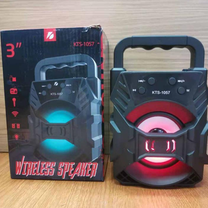 TERBARU  SPEAKER WIRELESS TYPE KTS-1057 BLUETOOTH  BIG SOUND KUALITAS BAGUS  TERMURAH