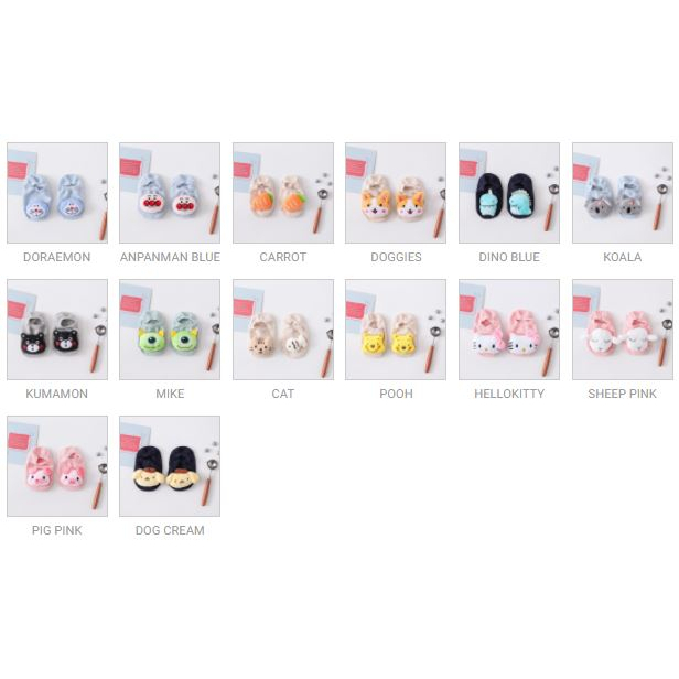 Kaos Kaki Bayi Boneka Karakter 3D Sepatu Bayi Lucu TANPA Rattle Anti Slip Murah Baby Sock bb11