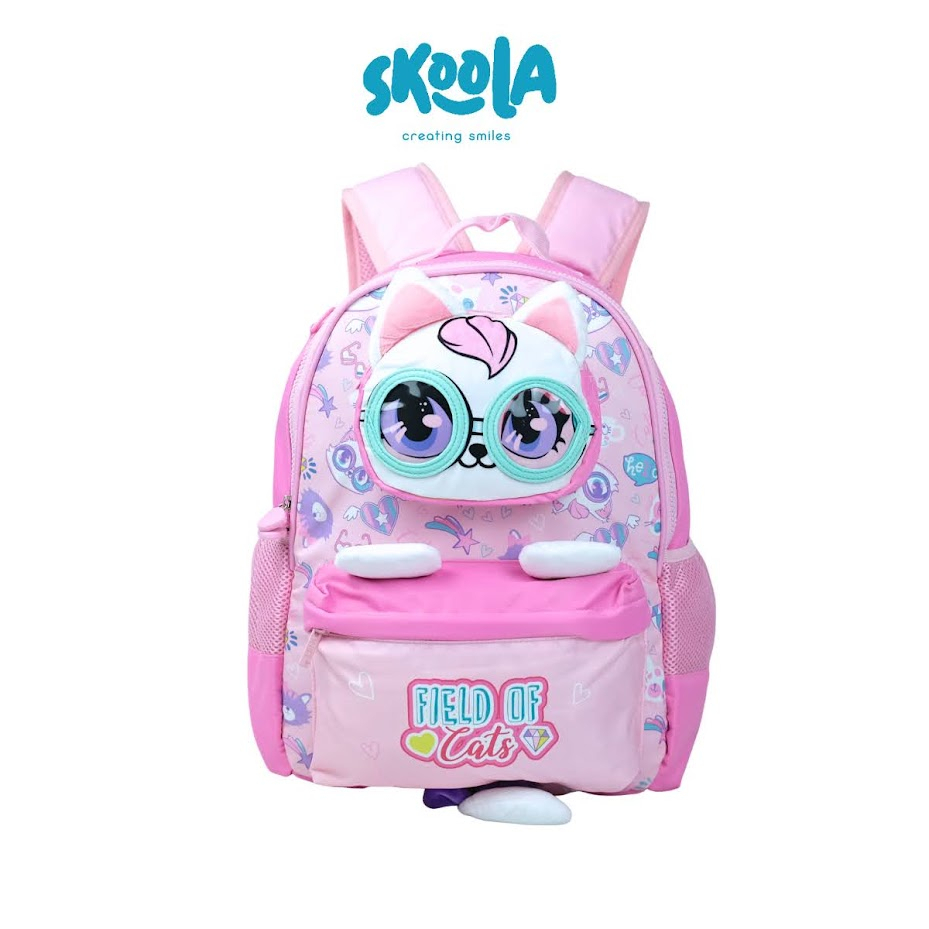 Skoola Tas Sekolah Anak Perempuan SD Ransel Unicorn Panda Cat - Ciara