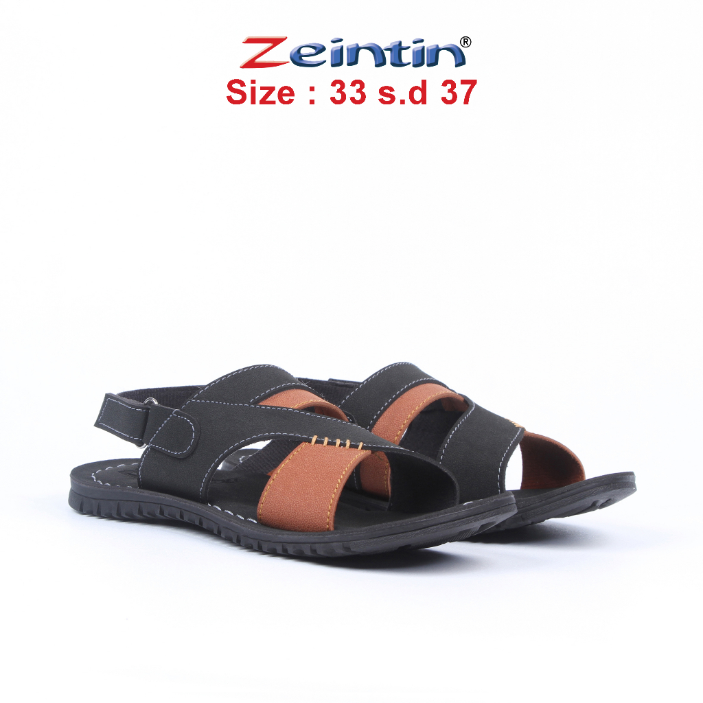 Zeintin - Sandal Anak Laki-Laki Kulit Sendal Anak Terbaru  Sendal Selop Anak Sandal Kasual Formal Zeintin | IN