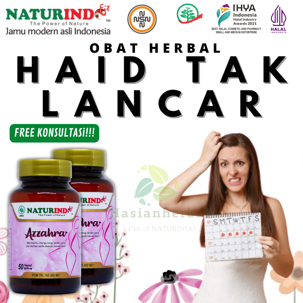 Obat Herbal pelancar haid telat haid 1 minggu 3 mingggu 1 sampai 3 bulan mens menstruasi pelancar da