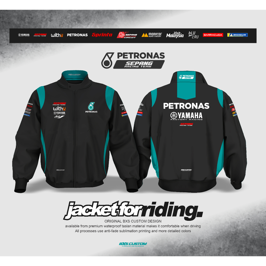 JAKET PETRONAS SEPANG RACING TEAM NEW JACKET RIDING WATERPROOF