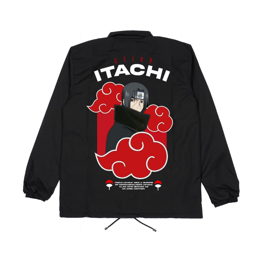 Afterrisen Jaket Coach Anime Naruto Itachi Uchiha