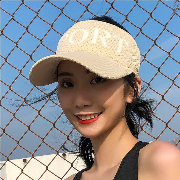 SEXY SECRET TP945 Topi Cap Golf Senam Pantai Import Korea Rajut Karet olahraga Sport