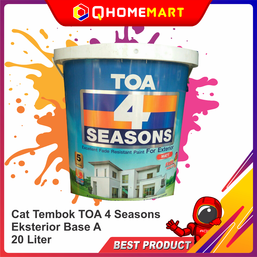 Cat Tembok TOA 4 Seasons Eksterior Base A 20 Liter