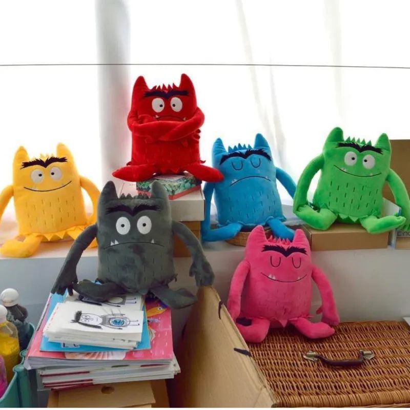 Mainan Mewah Emosi Monster kawai Plush Hadiah Ulang Tahun