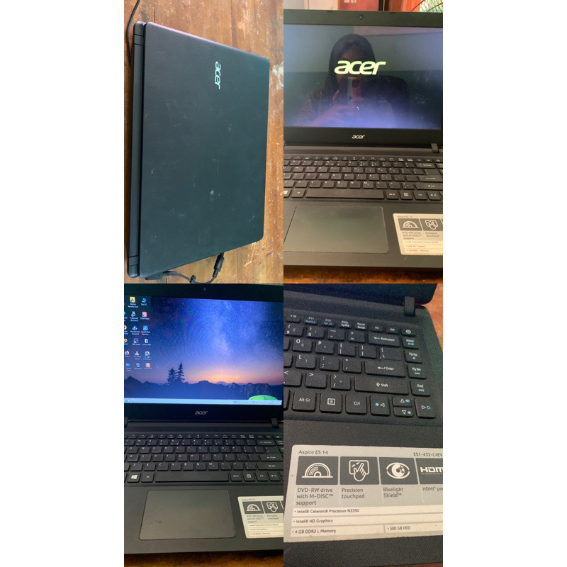 Prelove Laptop Acer Ram 4 GB