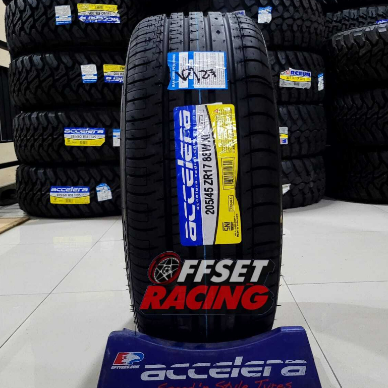 Ban Radial 205 45 R17 ACCELERA PHI-R 205 45 R17 Ban Mobil Velg Ring 17 Black