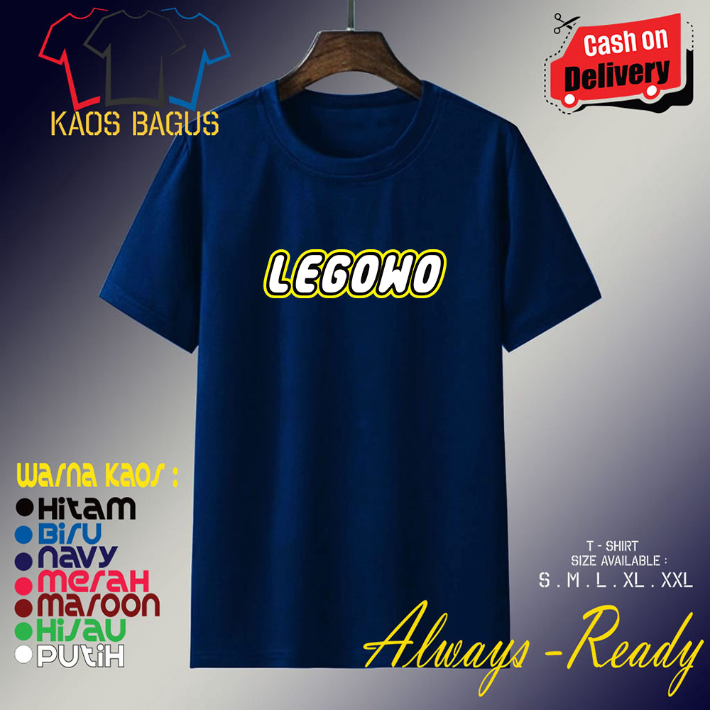 Kaos Baju LEGOWO Kaos Baju Distro Plesetan Lucu