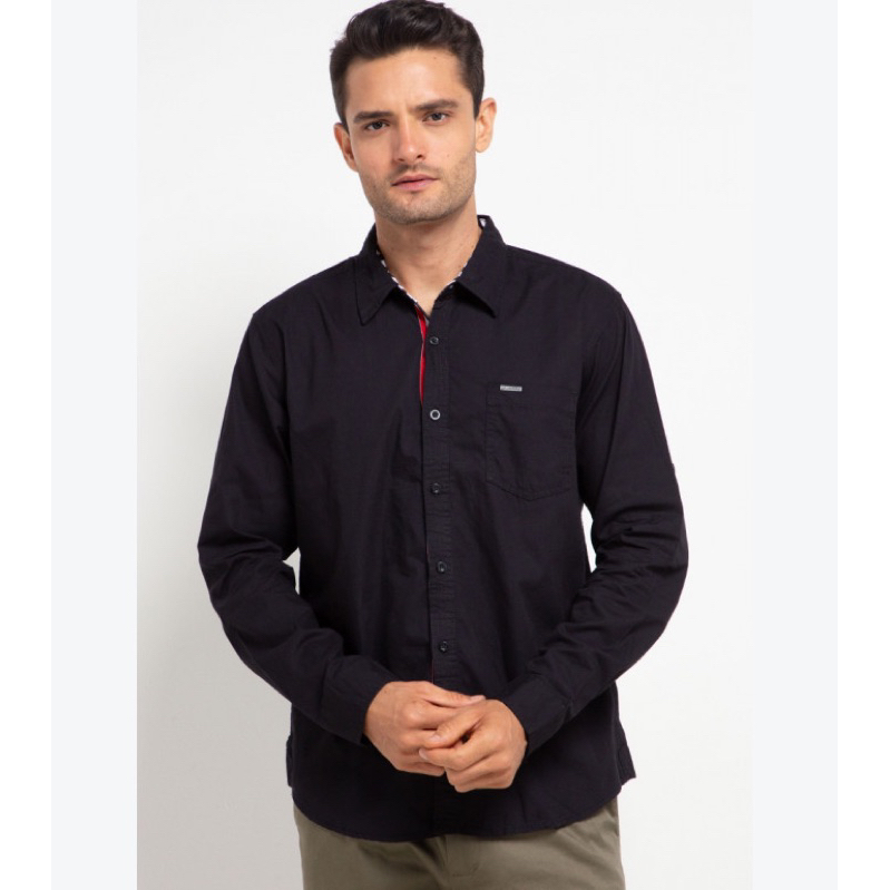 SPYDERBILT baju kemeja TRIDATU HITAM NEW ORIGINAL 100%