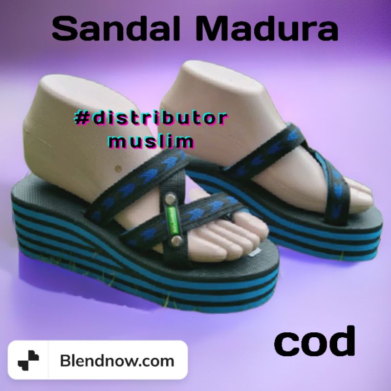 (GROSIR) SANDAL MADURA CEWEK CANTIK TINGGI 5CM GROSIR PRODUKSI SENDIRI SANDAL WEDGES SANDAL GUNUNG