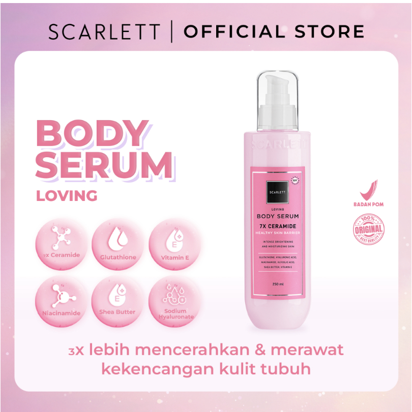 Scarlett Loving Series | Lotion Loving | Scarlett Paket Loving | Scarlett Whitening