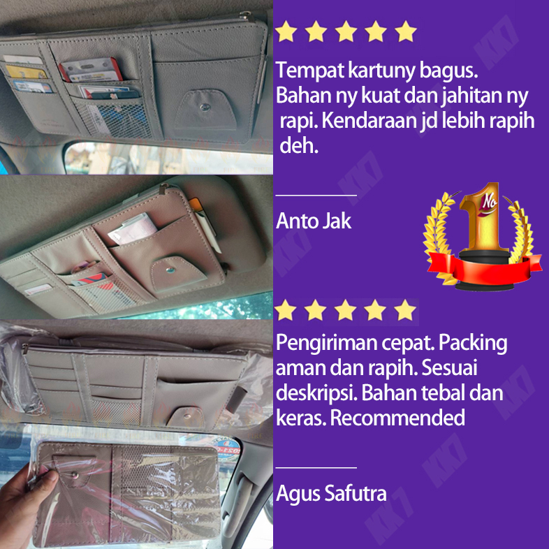 Tempat Kartu Visor Card Holder Sunvisor Mobil Car Organizer Karcis