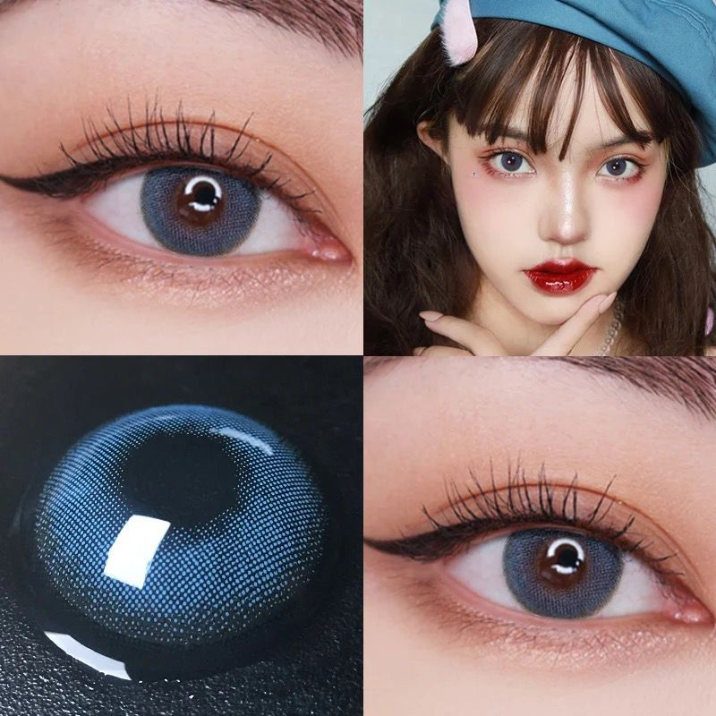 RCS ✅ Softlens biru minus -1.00 s/d -4.50 softlens Douyin biru