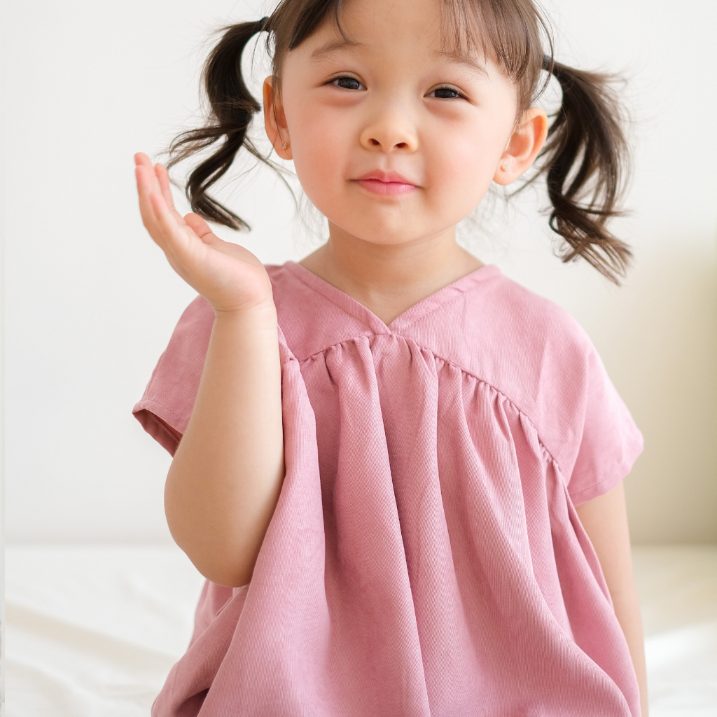 KIDDIEPODS - Kedo Loose Top / Baju anak perempuan / Blouse Anak perempuan / Atasan anak perempuan 1-10 tahun Top