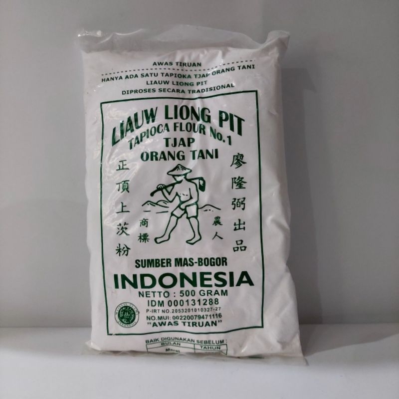 

Liauw Liong Pit Tepung Tapioka No 1 Tjap Orang Tani
