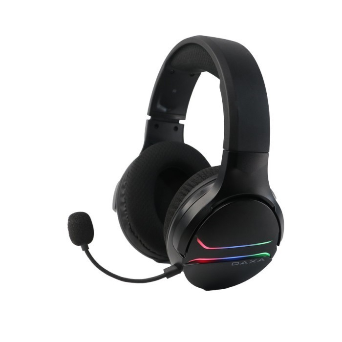 Rexus DAXA Saturn ST1 - Wireless RGB Gaming Headset - Hitam