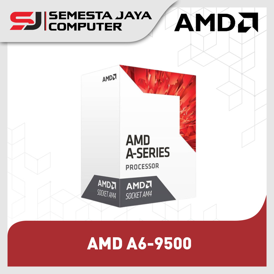 Processor AMD A6-9500 3.5Ghz Up To 3.8Ghz Processor Bristol Ridge APU (AM4) BOX