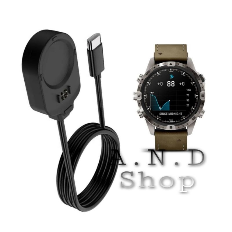 CHARGER TIPE TYPE C KABEL CABLE CASAN GARMIN MARQ 2 GEN 2 ADVENTURER CAS PORT JAM TANGAN SMARTWATCH 