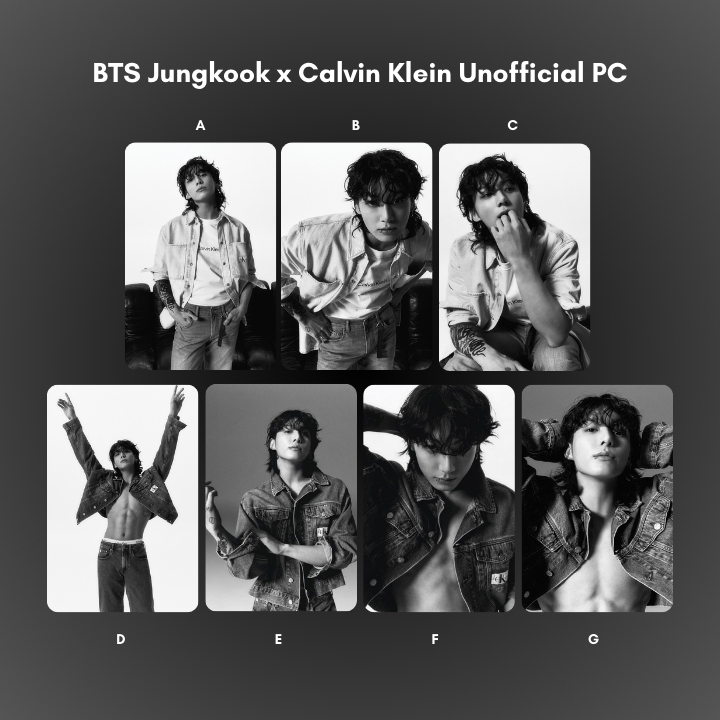 BTS Jungkook x Calvin Klein Unofficial PC