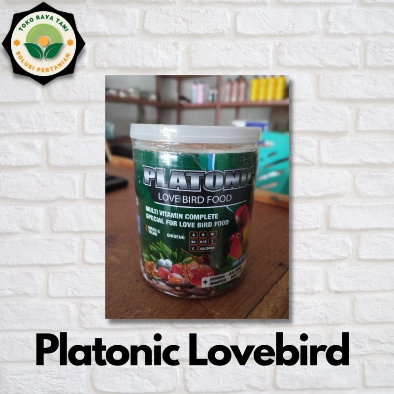Platonic pakan burung Lovebird 400gr