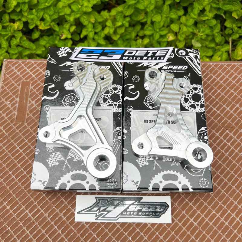 breket kaliper belakang RCB S55 / s45 cnc pnp disc 190 & 220 supra dd satria ninja dll