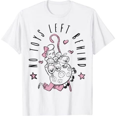 Baju Kaos Dewasa Disney Pixar Toy Story 4 Bo-Peep No Toys Left Behind T-Shirt Pakaian Fashion Katun 