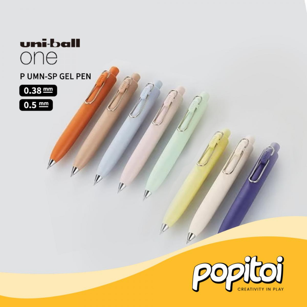 

Uniball One P UMN-SP Gel Pen 0.38 0.5 mm Pulpen Ballpoint Gel Warna Warni Uni Ball