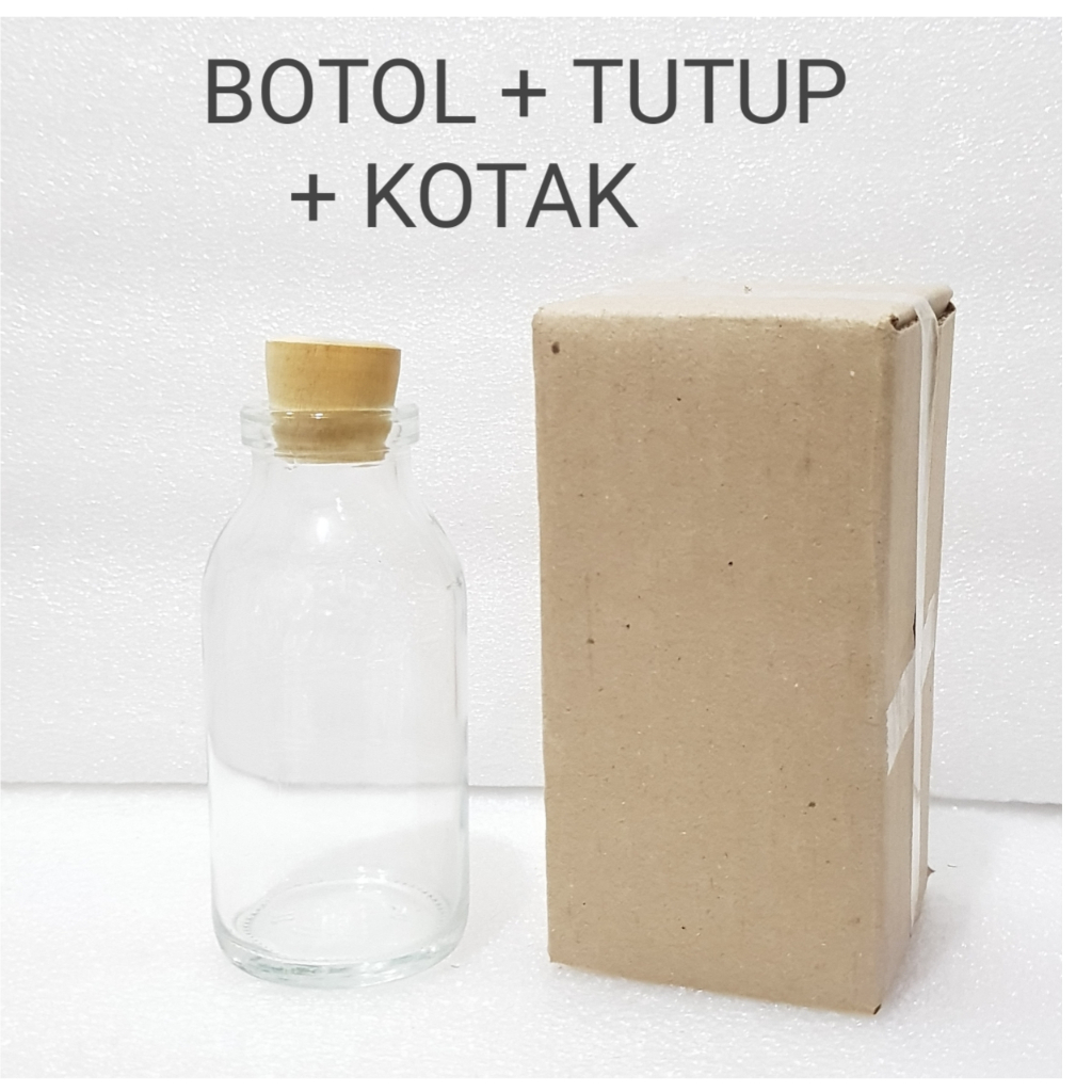 BOTOL KACA 50ML / 100ML / BOTOL KACA SOUVENIR