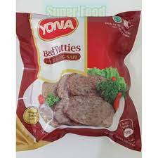 

BEEF PATTIES YONA 500GR ISI 10 BURGER DAGING SAPI