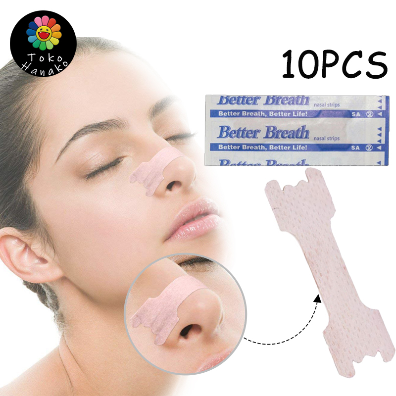 10pcs nasal strips /Strips Nasal Cavity Expansion Tape patch hidung tersumbat