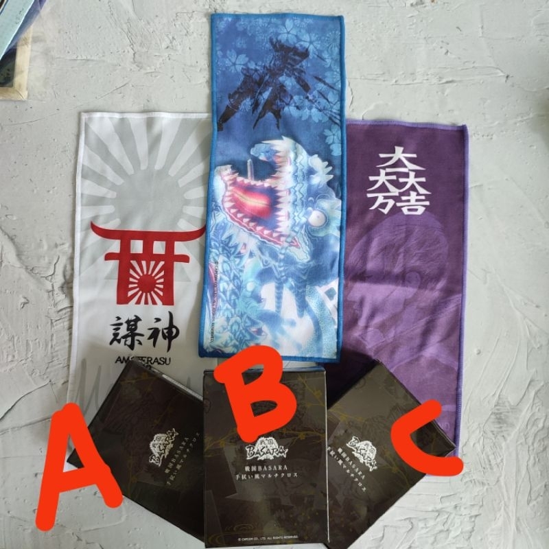 official merch capcom basara mini hand towel lap date masamune dkk
