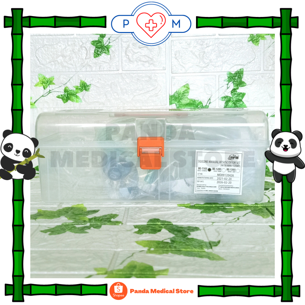 Resusitator / Disposable Resuscitator / Ambu Bag / AmbuBag Silicone Anak MPM