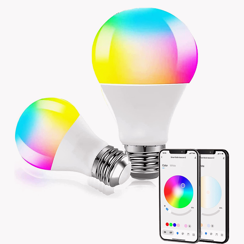 Lampu Pintar RGB TUYA SMART BOHLAM RGB E27 Pengontrol Lampu Jarak Jauh TaffLED 10W 15W 20W RGBWW Bohlam