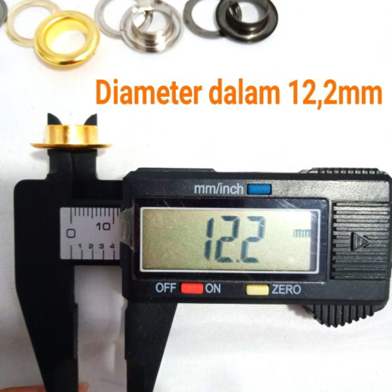 MATA AYAM 12MM + RING AKSESORIS TAS DOMPET - Kattelaurents