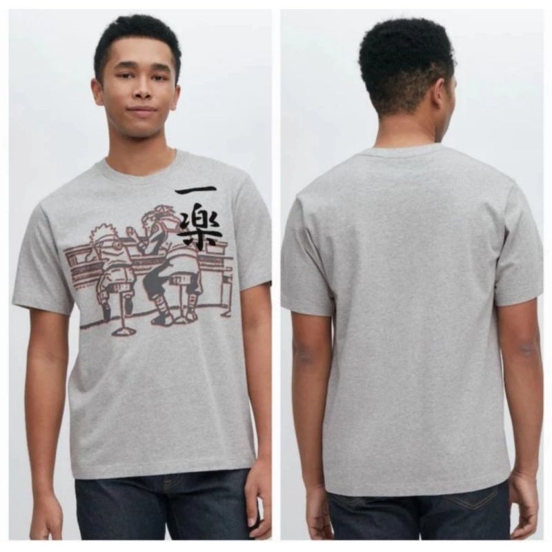 Kaos Uniqlo UT Naruto Archive Gray New and Original
