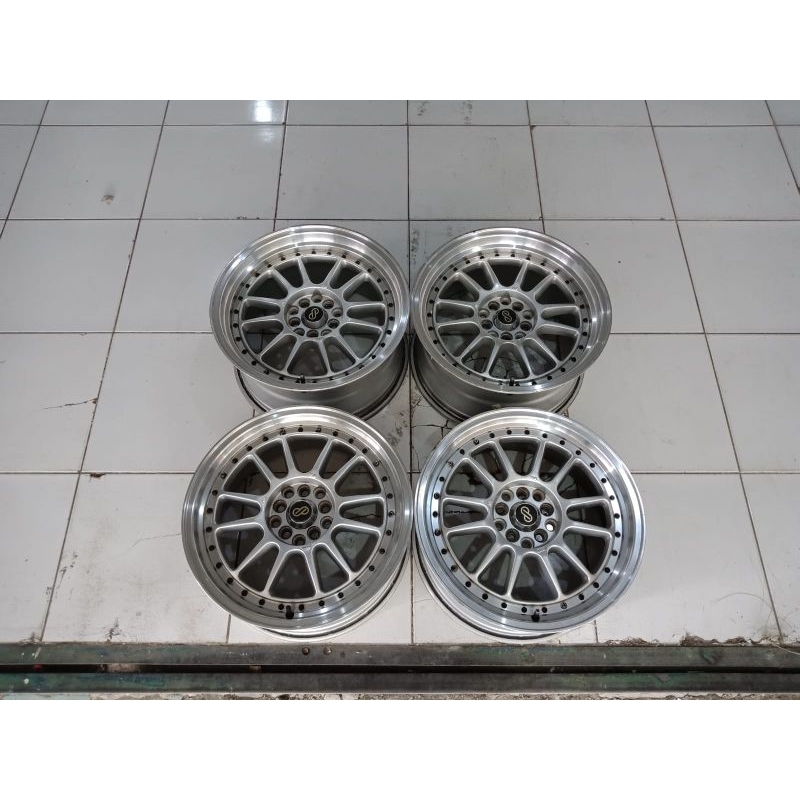 pelek enkei r17 velg mobil new veloz / xenia terbaru sienta corola altis ring 17x7,5/8,5 pcd 5x100/5