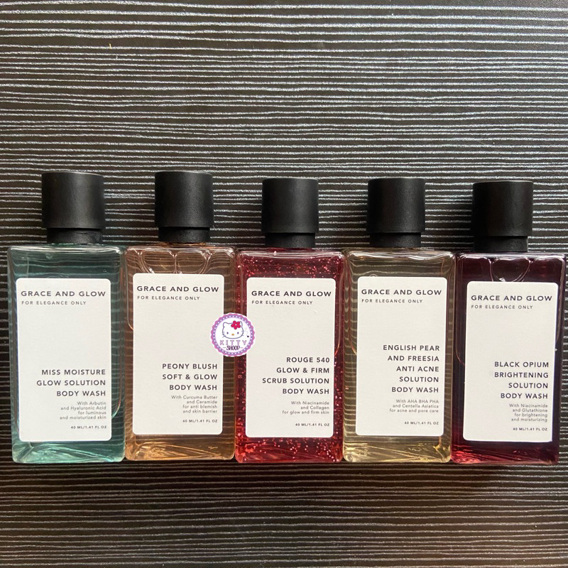 [ MINI 40ML ] GRACE AND GLOW BODY WASH TRAVEL SIZE