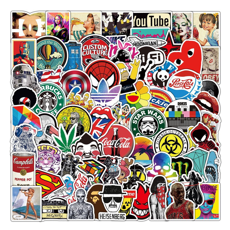 

BLANJA.ids sticker vinyl stiker estetik [25/50 lembar] sticker aesthetic/ stiker estetik hp latop notebook tumbler/ stiker kereta roda dua/ sticker anti air/ waterproof