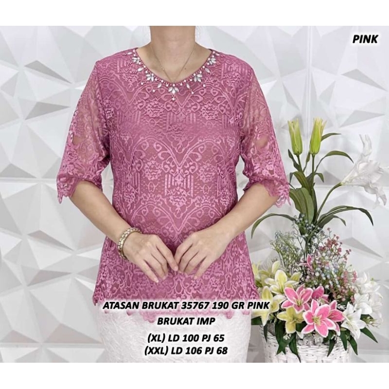 Atasan Brukat Cantik Mutiara 35767 (XL-XXL)