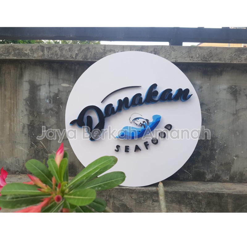 Papan Nama/Hiasan Dinding Kayu