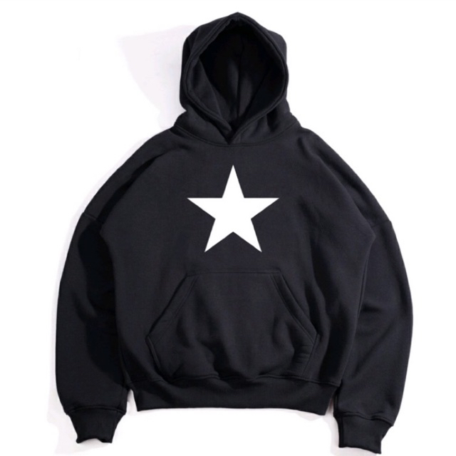 Satisfaction Hoodie Boxy Star Black