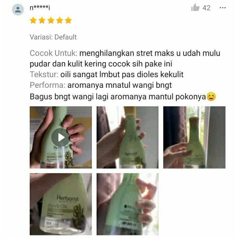 HERBORIST MINYAK ZAITUN + COLLAGEN | 150 ML | 75 ML | BPOM