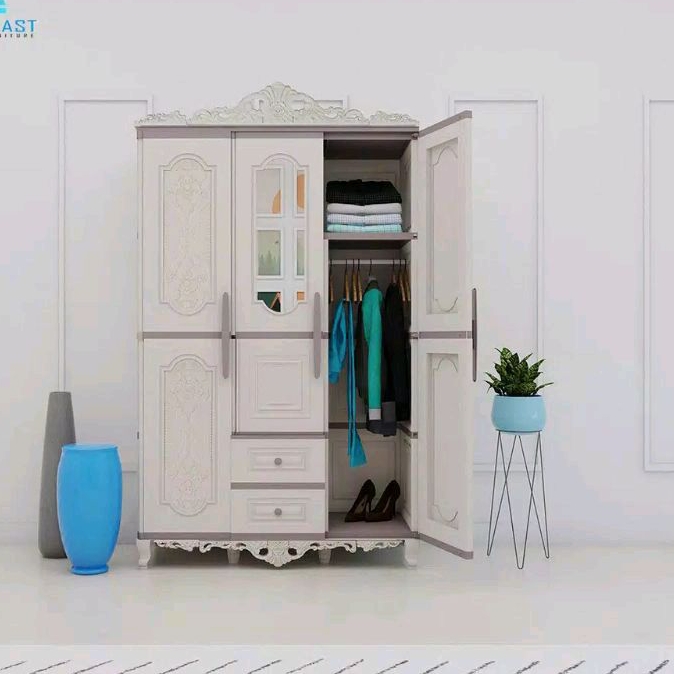 LEMARI PLASTIK 3 PINTU LEMARI PAKAIAN LEMARI 3 PINTU LEMARI BAYI RAK BAYI LEMARI OLYMPLAST OTC 03P O